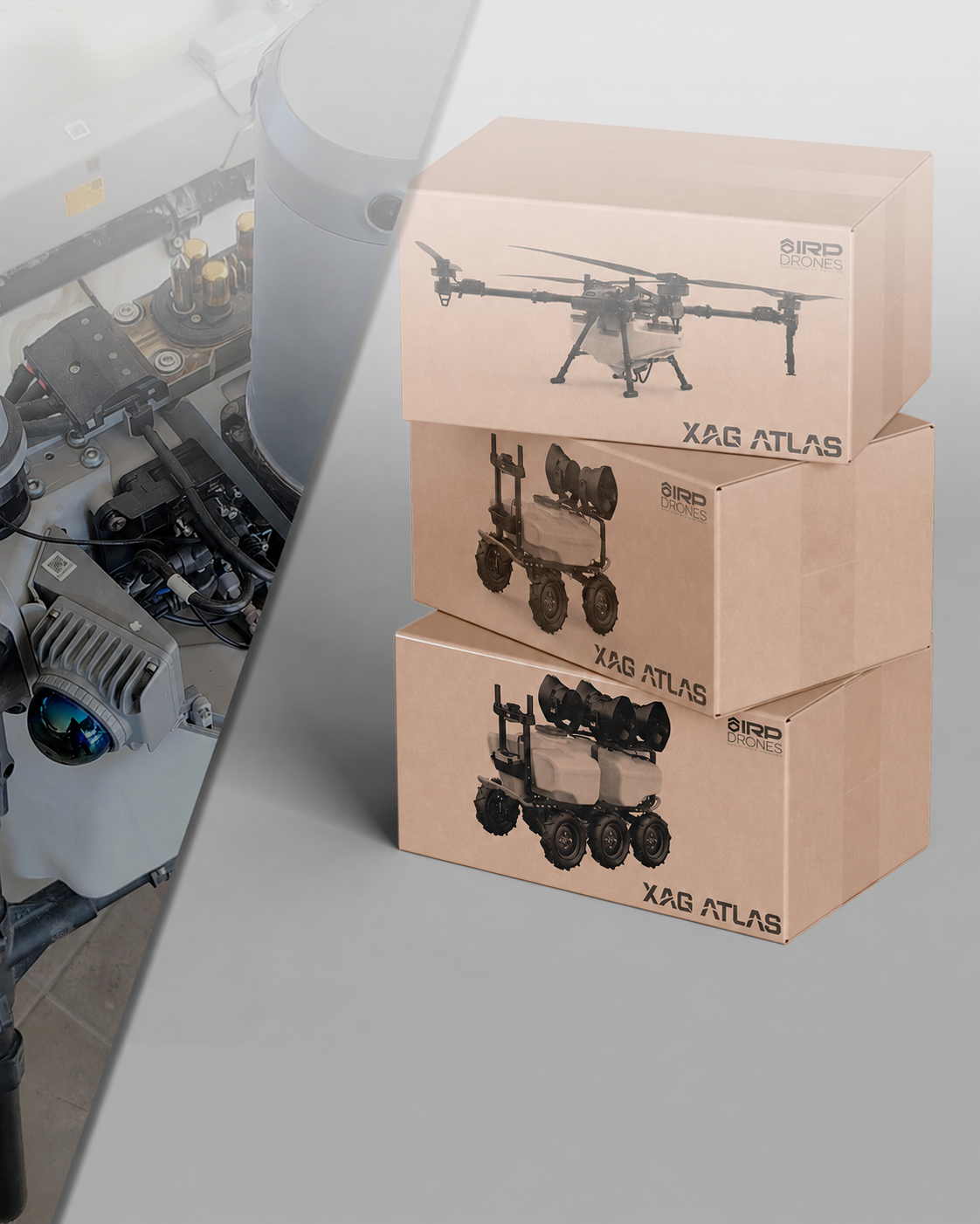 Drones y robots agrícolas XAG Atlas